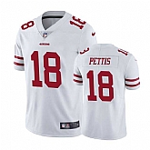 Nike 49ers 18 Dante Pettis White Vapor Untouchable Limited Jersey Dzhi,baseball caps,new era cap wholesale,wholesale hats